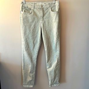 Jones New York Soho Ankle Striped Jeans sz 10